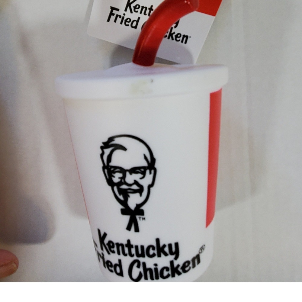 KFC Kentucky Fried Chicken Mini Vinyl Squeaky Dog Toy Set Drumstick Wrap Soda - Picture 2 of 5